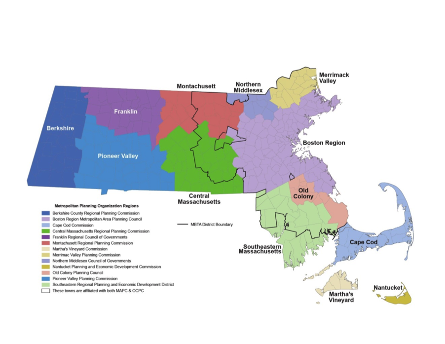 Figure 3 Massachusetts Metropolitan Planning Organization Regions