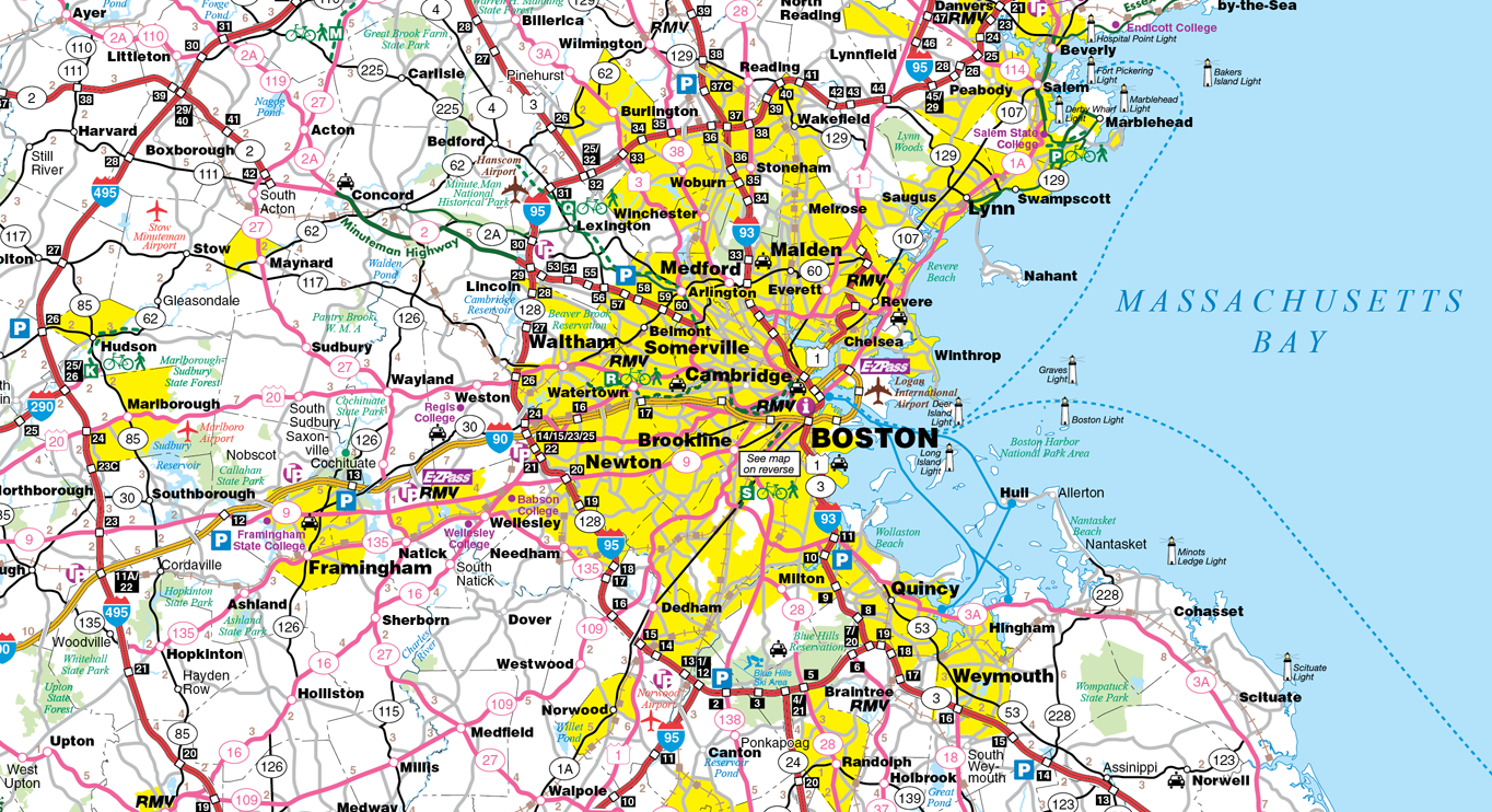 map of boston and vicinity