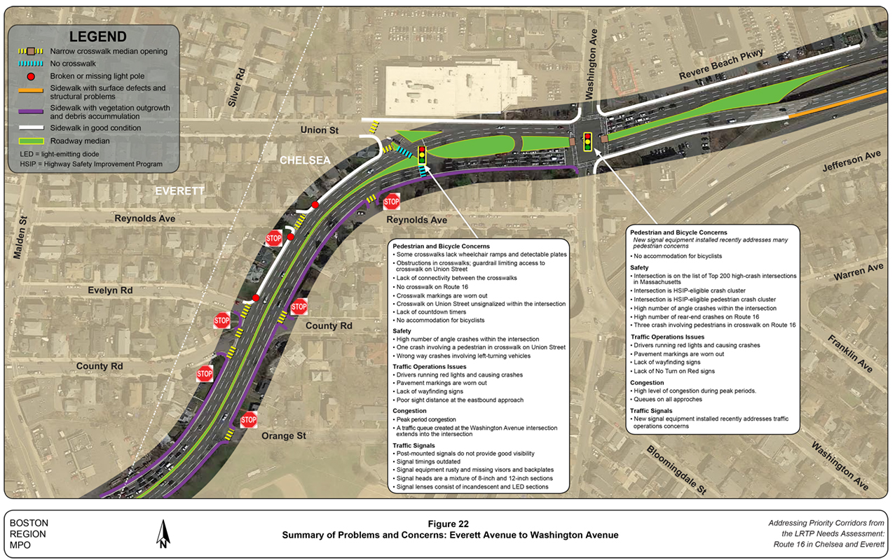 Route 16 Priority Corridor Study, Chelsea and Everett, Massachusetts